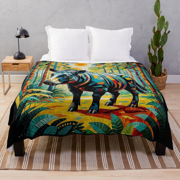 Item preview, Surreal Tapir in Vibrant Rain Forest designed and sold by Helios Be. Lavsh.