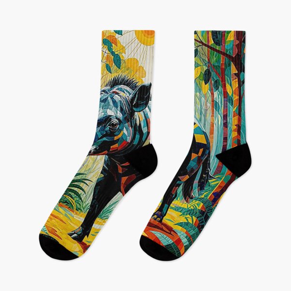 Item preview, Surreal Tapir in Vibrant Rain Forest designed and sold by Helios Be. Lavsh.