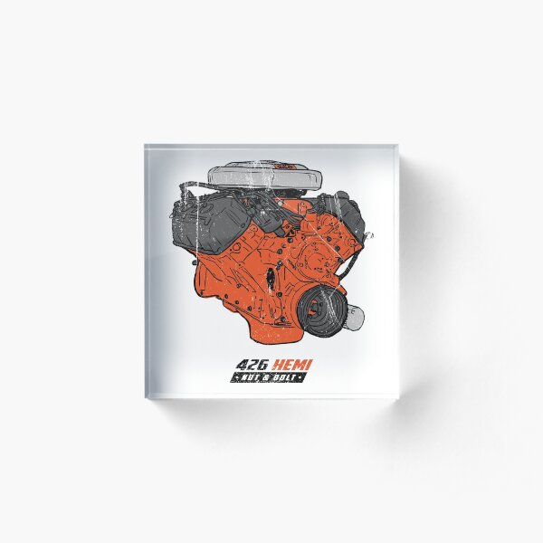 Dodge Chrysler Hemi 426 V8 Muscle Car Mopar Engine Acrylic Block