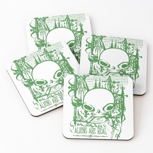 Item preview, ALIENS ARE REAL (Green) designed and sold by RBLCreative.