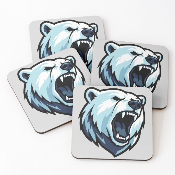 Item preview, Roaring Polar Bear Winter Wildlife designed and sold by KeremYurtseven.