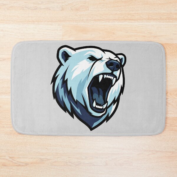 Item preview, Roaring Polar Bear Winter Wildlife designed and sold by KeremYurtseven.
