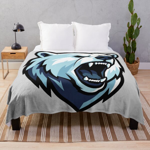 Item preview, Roaring Polar Bear Winter Wildlife designed and sold by KeremYurtseven.