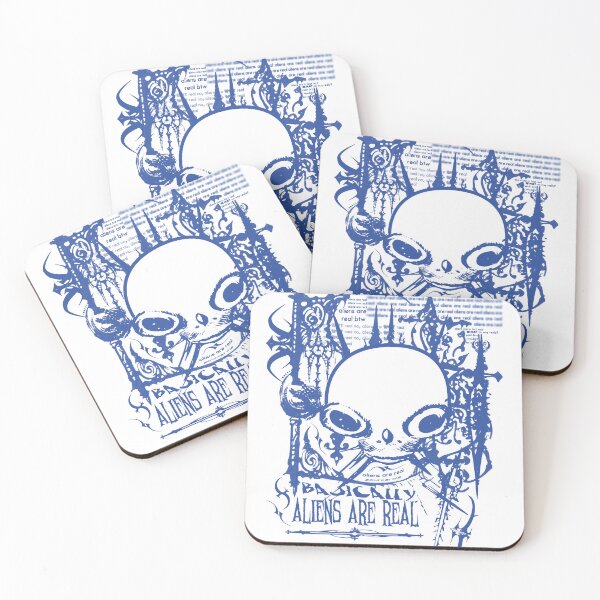 Item preview, ALIENS ARE REAL (Blue) designed and sold by RBLCreative.