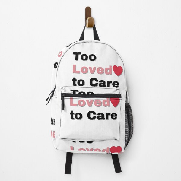 Item preview, Too Loved to Care – Self Love Confidence Quote Typography Design designed and sold by FilzArt.