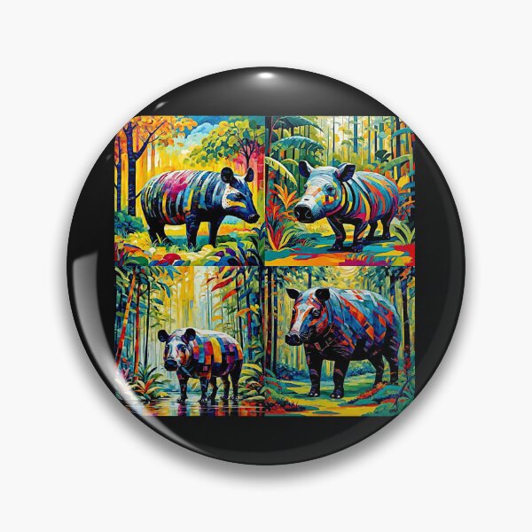 Item preview, Surreal Tapir in Vibrant Rain Forest Bulk designed and sold by Helios Be. Lavsh.