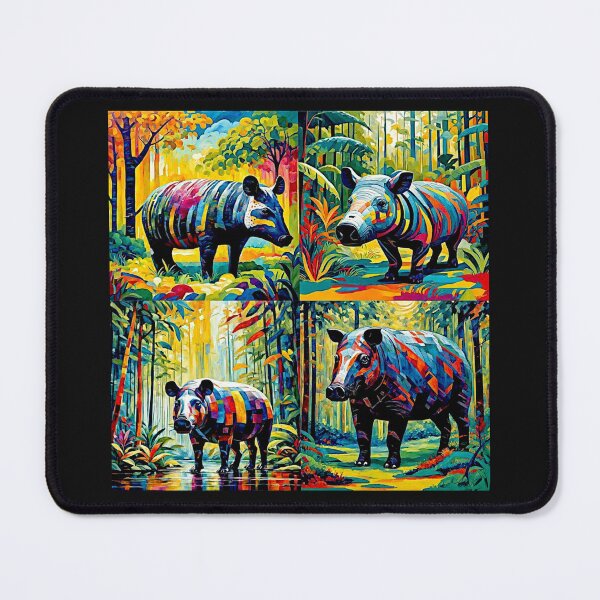 Item preview, Surreal Tapir in Vibrant Rain Forest Bulk designed and sold by Helios Be. Lavsh.