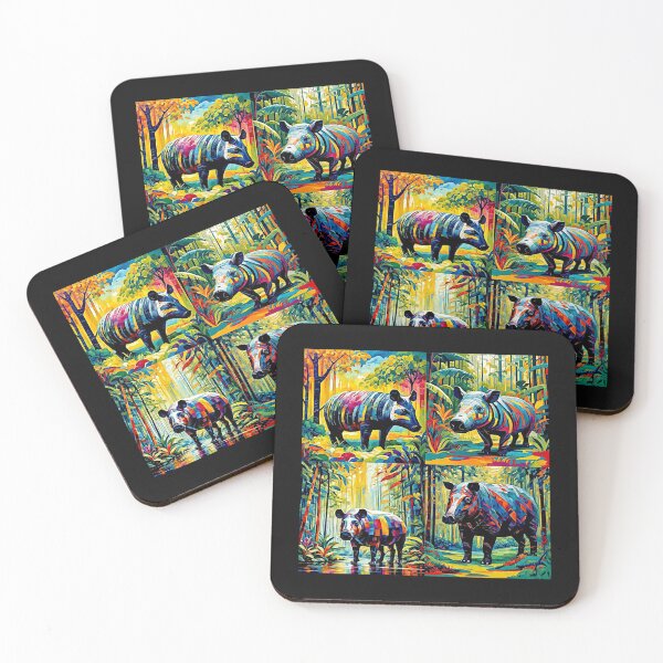Item preview, Surreal Tapir in Vibrant Rain Forest Bulk designed and sold by Helios Be. Lavsh.
