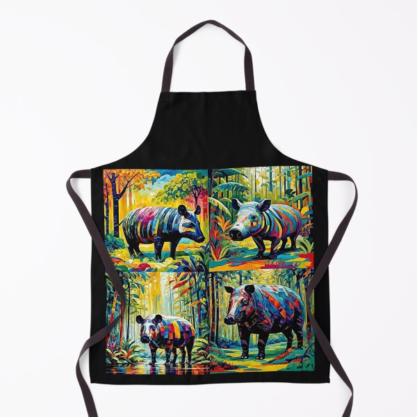 Item preview, Surreal Tapir in Vibrant Rain Forest Bulk designed and sold by Helios Be. Lavsh.