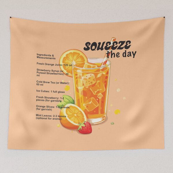 Item preview, Squeeze The Day With an Orange Juice designed and sold by CrazySweets.