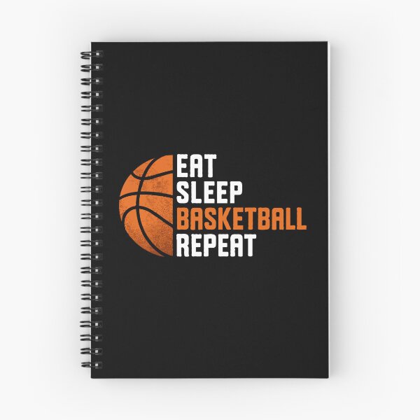 Item preview, Eat Sleep Basketball Repeat – Motivational Basketball Quote Design for Players, Athletes & Hoop Fans designed and sold by BrainBubbleArt.
