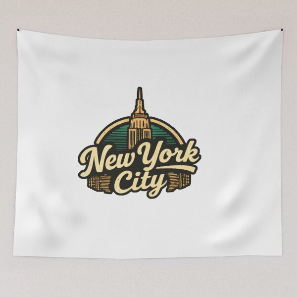 Item preview, New York City Retro Skyline designed and sold by Bronse Wear.