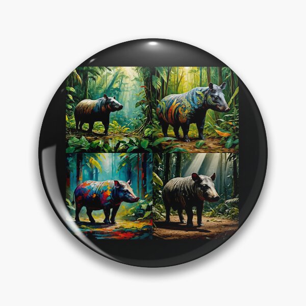 Item preview,  Surreal Tapir in Vibrant Rain Forest Bulk #1 designed and sold by Helios Be. Lavsh.