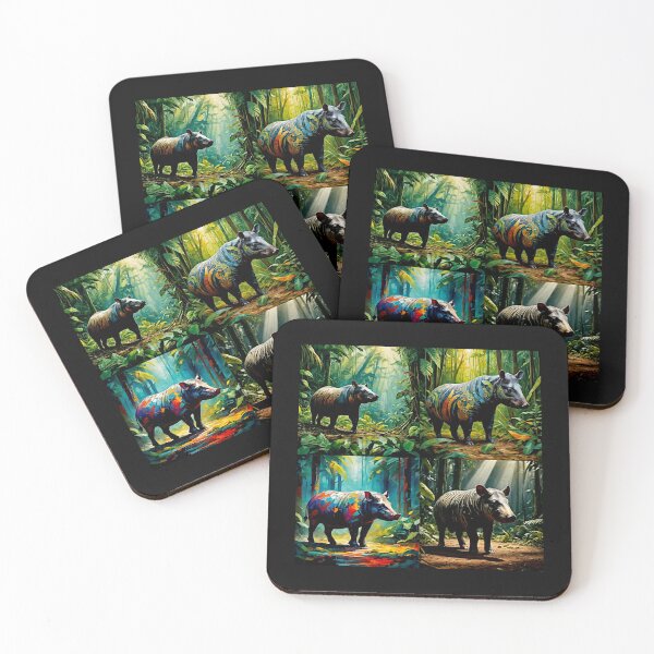 Item preview,  Surreal Tapir in Vibrant Rain Forest Bulk #1 designed and sold by Helios Be. Lavsh.