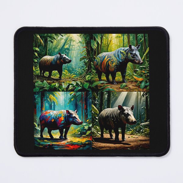 Item preview, Surreal Tapir in Vibrant Rain Forest Bulk #1 designed and sold by Helios Be. Lavsh.