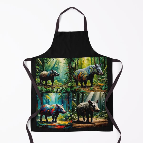 Item preview, Surreal Tapir in Vibrant Rain Forest Bulk #1 designed and sold by Helios Be. Lavsh.