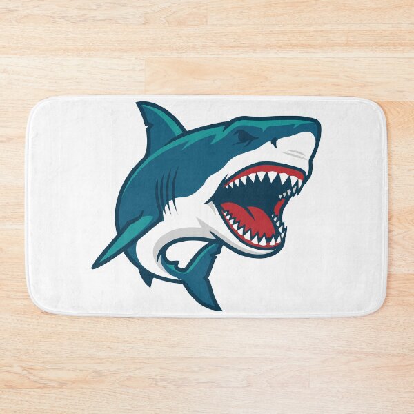 Item preview, Great White Shark Biting Mascot designed and sold by KeremYurtseven.