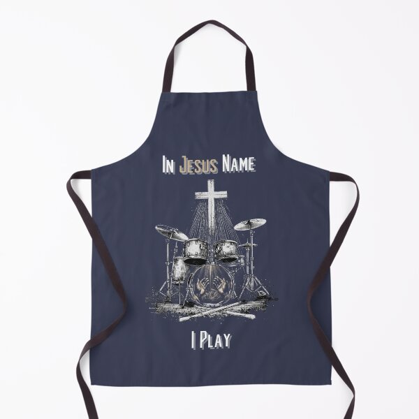Item preview, Worship Team Drummer In Jesus Name I Play Drums designed and sold by ChrisPrints.