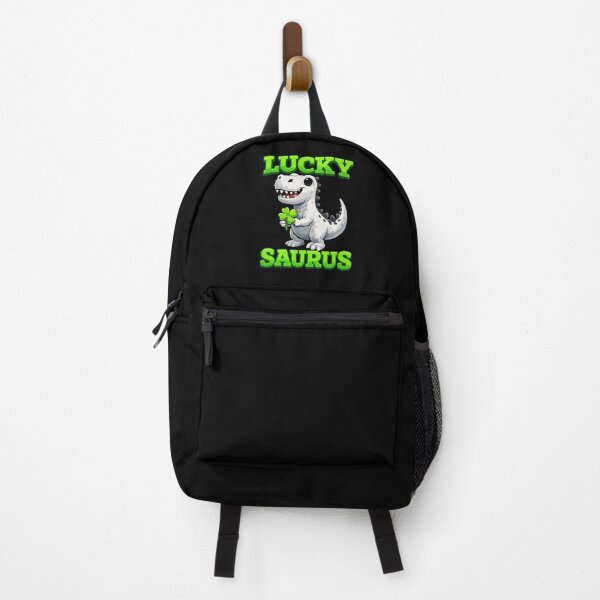 Item preview, Lucky Saurus Dinosaur with Shamrock – Cute Four Leaf Clover St. Patrick’s Day Design designed and sold by BrainBubbleArt.