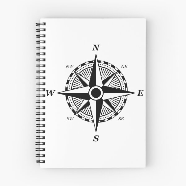 Item preview, Vintage Compass Rose Silhouette – Nautical Navigation Symbol Design designed and sold by Graphic Botique.