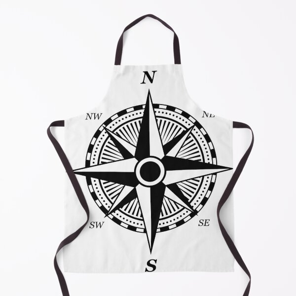 Item preview, Vintage Compass Rose Silhouette – Nautical Navigation Symbol Design designed and sold by Graphic Botique.