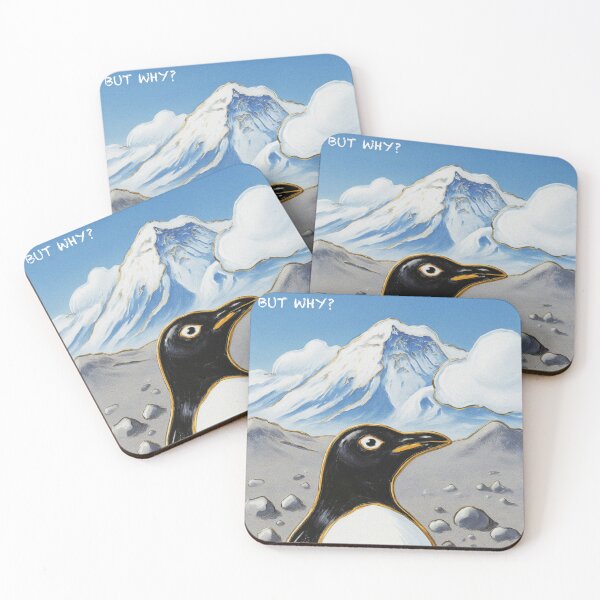 Item preview, But Why? - Penguin & Mountains designed and sold by Phantom-Brush.