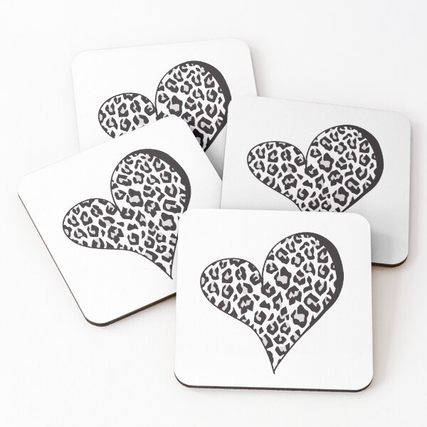 Item preview, Heart with a leopard print, illustration designed and sold by Newprojectart.