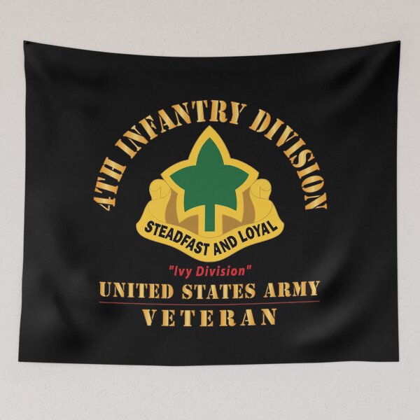 Item preview, Army - DUI - 4th Infantry Division - Ivy Division - US Army Veteran X 300 designed and sold by Military Insignia Products.