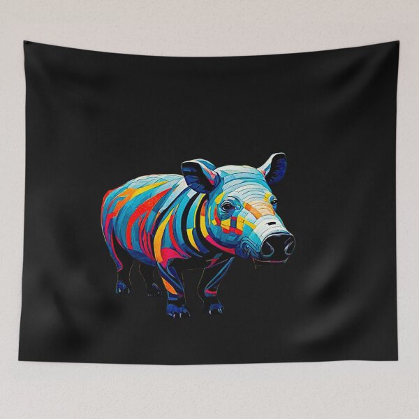 Item preview, Surreal Tapir in Vibrant Rain Forest Bulk #3 designed and sold by Helios Be. Lavsh.