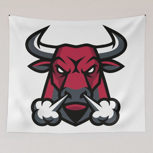 Item preview, Angry Red Bull Minotaur Mascot designed and sold by KeremYurtseven.