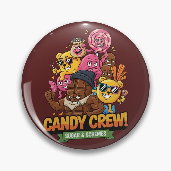 Item preview, Candy Crew! Sugar & Schemes - Chocolate Gangster Art designed and sold by AwesomeBeyondLimits.