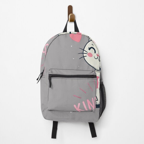 Item preview, Kindness Matters – Cute Cat with Hearts Illustration designed and sold by Artiviose.