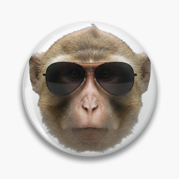 Item preview, Funny Monkey Wearing Black Sunglasses designed and sold by medadesign.