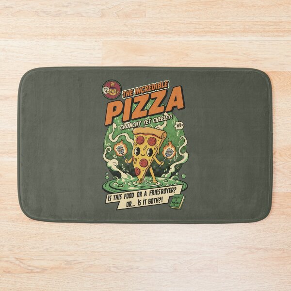Item preview, The Incredible Pizza Comic Cover - Crunchy Yet Cheesey designed and sold by AwesomeBeyondLimits.