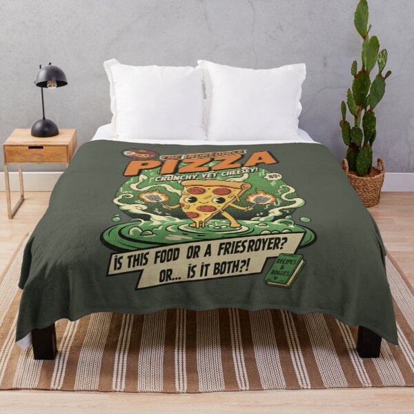 Item preview, The Incredible Pizza Comic Cover - Crunchy Yet Cheesey designed and sold by AwesomeBeyondLimits.