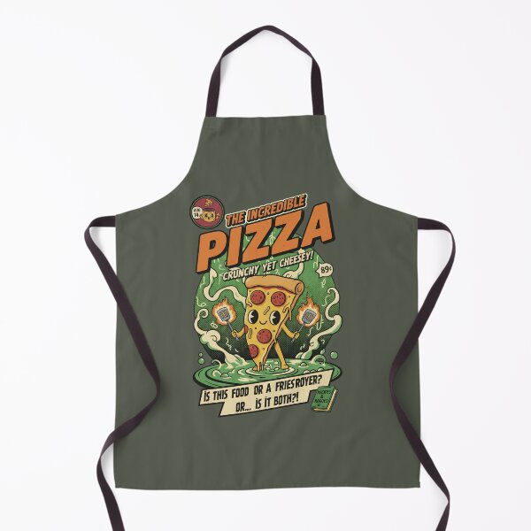 Item preview, The Incredible Pizza Comic Cover - Crunchy Yet Cheesey designed and sold by AwesomeBeyondLimits.