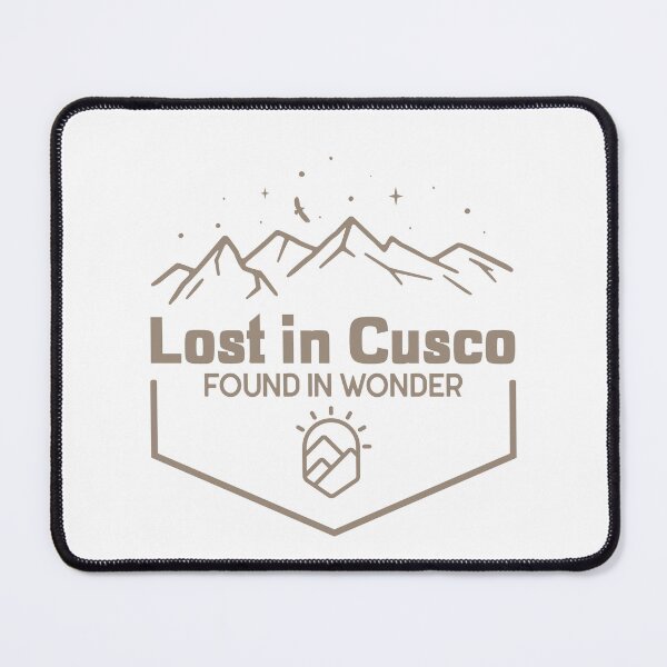 Item preview, Lost in Cusco, Found in Wonder Peru Travel Graphic designed and sold by Bold & Brewed.