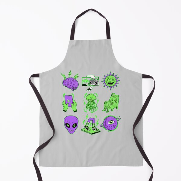 Item preview, Cosmic Pack - Neon Purple and Green Sci-Fi Pop Art designed and sold by AwesomeBeyondLimits.