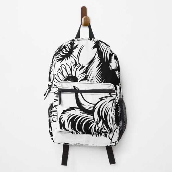 Item preview, Scottish Highland Cow Silhouette | Rustic Country Farm Animal Art designed and sold by Graphic Botique.