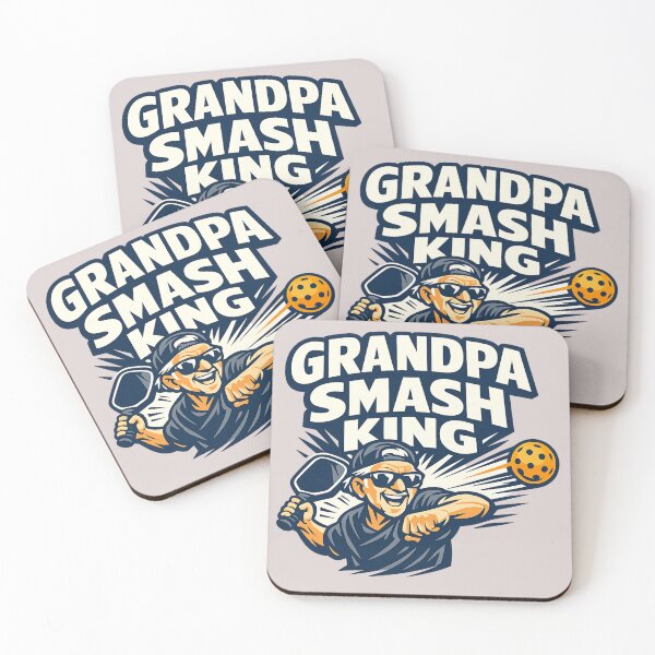 Item preview, Funny Pickleball Grandpa Shirt – Grandpa Smash King – Humorous Gift for Grandfather designed and sold by Pickleball-Gift.