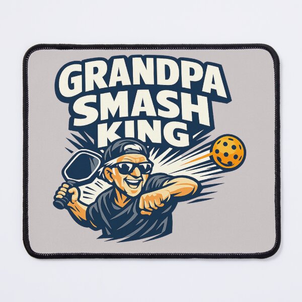 Item preview, Funny Pickleball Grandpa Shirt – Grandpa Smash King – Humorous Gift for Grandfather designed and sold by Pickleball-Gift.