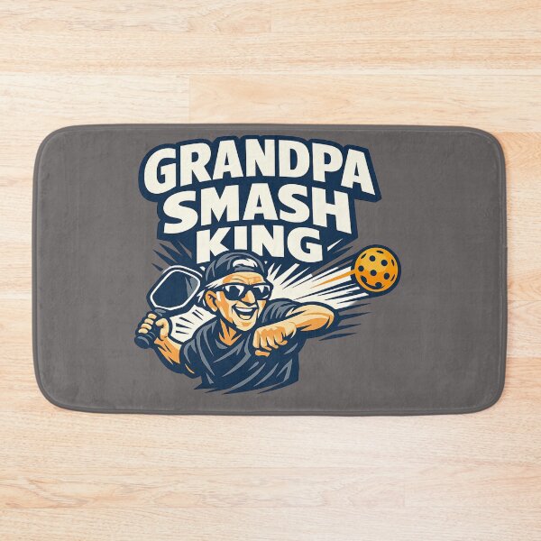 Item preview, Funny Pickleball Grandpa Shirt – Grandpa Smash King – Humorous Gift for Grandfather designed and sold by Pickleball-Gift.