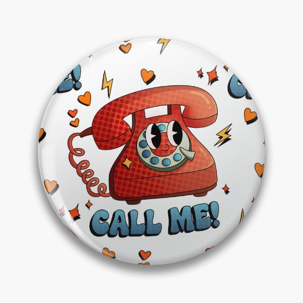 Item preview, Call Me! – Retro Phone Sticker designed and sold by tviyluv.