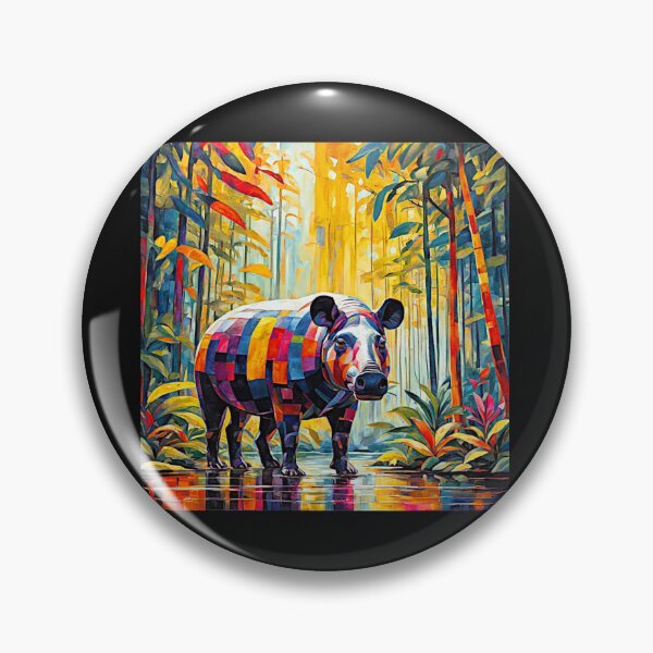 Item preview, Surreal Tapir in Vibrant Rain Forest Bulk #6 designed and sold by Helios Be. Lavsh.