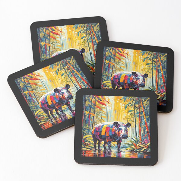 Item preview, Surreal Tapir in Vibrant Rain Forest Bulk #6 designed and sold by Helios Be. Lavsh.