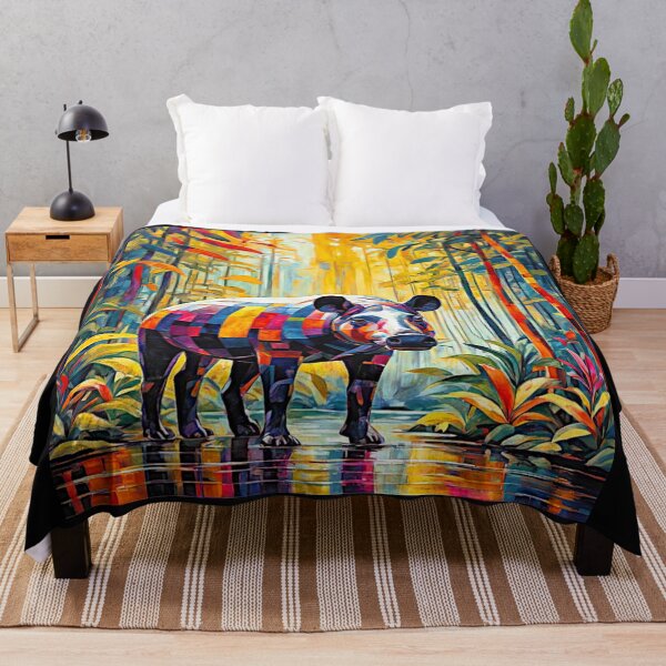 Item preview, Surreal Tapir in Vibrant Rain Forest Bulk #6 designed and sold by Helios Be. Lavsh.