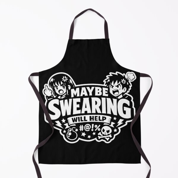 Item preview, Maybe Swearing Will Help Shirt – Funny Sarcastic Quote Humor designed and sold by WAUZ.