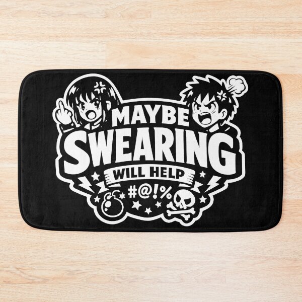 Item preview,  Maybe Swearing Will Help Shirt – Funny Sarcastic Quote Humor designed and sold by WAUZ.