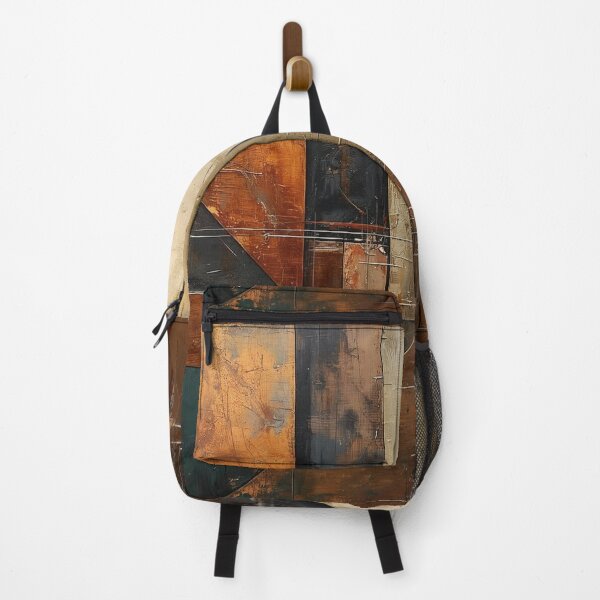 Item preview, Abstract aged geometric copper brass and sepia designed and sold by Anteia.
