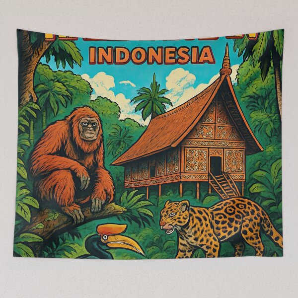Item preview, Kalimantan, Indonesia | Comics - Cartoon style designed and sold by ComicsFactory.
